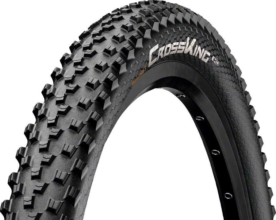 Continental Cross King Tire - 27.5 x 2.30, Clincher, Wire, Black, E25