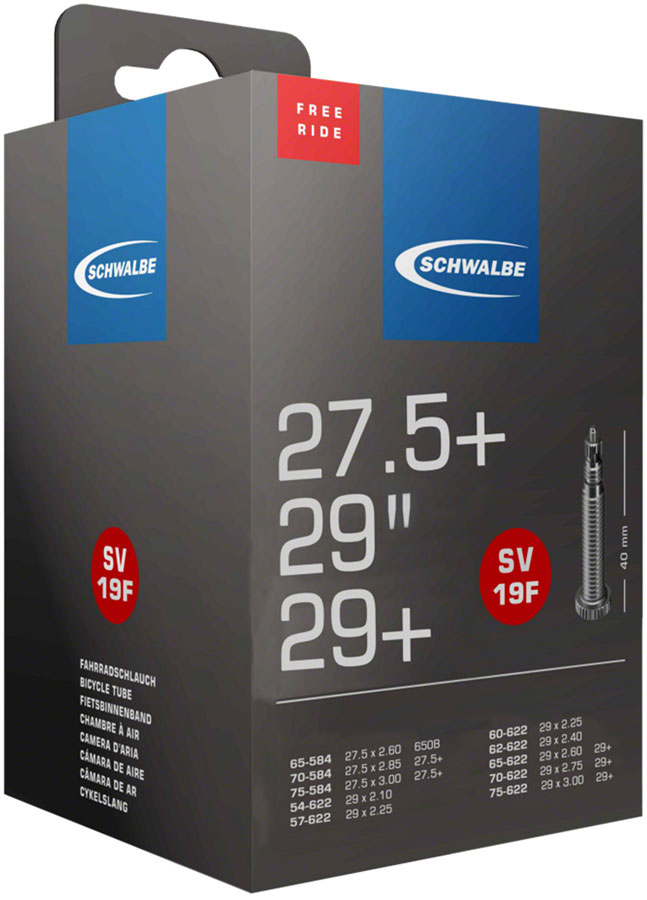 Schwalbe Standard Tube - 29 x 2.10-3.0", 40mm, Presta Valve