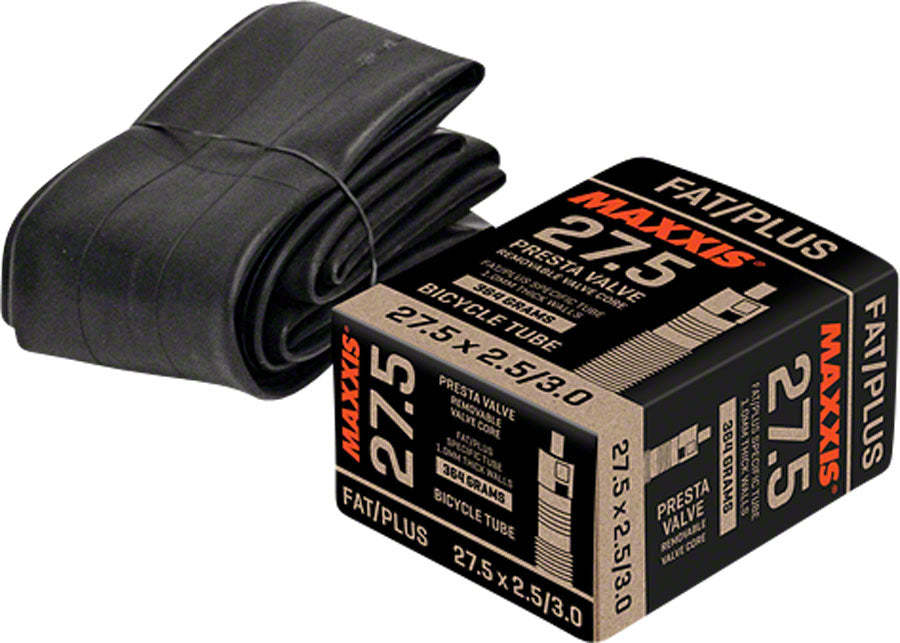 Maxxis Plus Tube: 27.5 x 2.50 - 3.00 Presta Valve Removable Valve Core