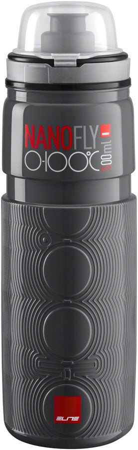 Elite Nanofly Insulated Water Bottle - 500ml, Dark Gray