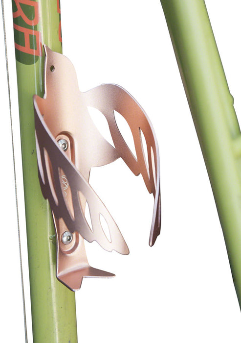 Portland Design Works The bird cage bottle cage, sparrow gold