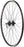 Quality Wheels TK535/Deore Front Wheel - 700, QR x 100mm, 6-Bolt, Rim Brake, Black, Clincher, 36H