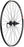 Quality Wheels TK535/Deore Rear Wheel - 700, QR x 135mm, 6-Bolt Disc, Rim Brake, HG 10, Black, Clincher, 36H