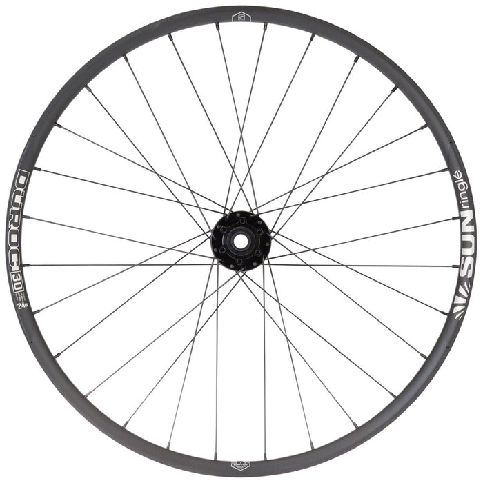 SunRingle Duroc 30 Expert 24" Front 100x15/9QR Wheel - Black