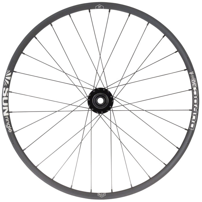 SunRingle Duroc 30 Expert 24" Front 100x15/9QR Wheel - Black