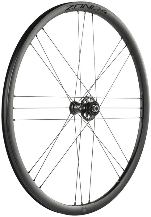 Campagnolo Zonda GT Front Wheel - 700c, 12 x 100mm, Center-Lock, 2-Way Fit, Black