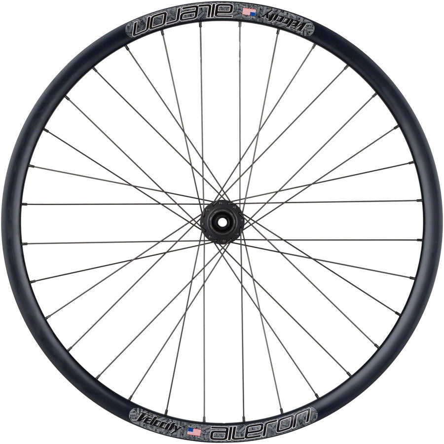 Quality Wheels Bear Pawls / Velocity Aileron Rear Wheel - 700c, 12 x 142mm, Center-Lock, HG 10, Black, 32H