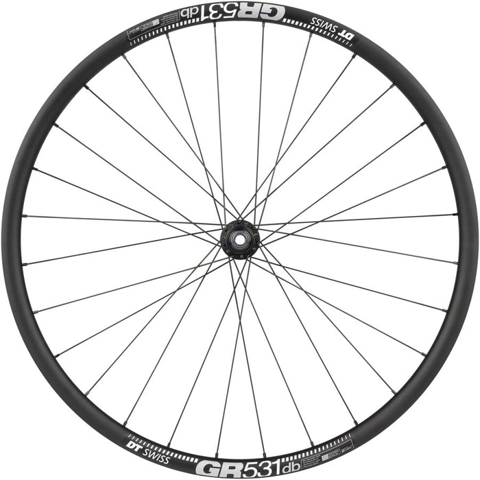 Quality Wheels Shimano Ultegra/DT GR531 Front Wheel - 700c, 12 x 100mm, Center-Lock, Black