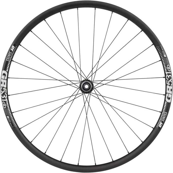 Quality Wheels Shimano Ultegra/DT GR531 Front Wheel - 700c, 12 x 100mm, Center-Lock, Black