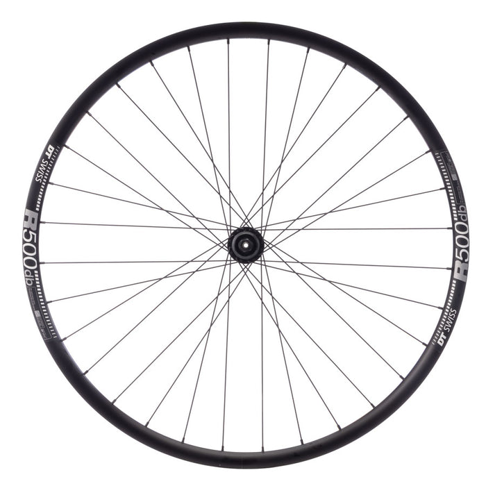 Quality Wheels Shimano / DT R500 Disc Wheelset - 700, QR x 100/135mm, Center-Lock, HG 11 MTN, Black, 32H