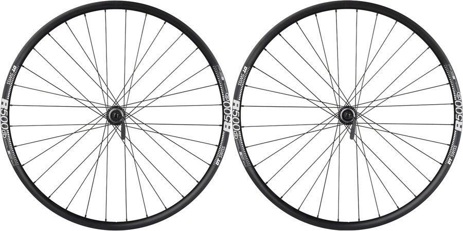 Quality Wheels Shimano / DT R500 Disc Wheelset - 700, QR x 100/135mm, Center-Lock, HG 11 MTN, Black, 32H