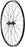 Quality Wheels Value Double Wall Series Front Wheel - 26", 9x1 Threaded x 100mm, Rim Brake, Black, Clincher, 32H
