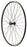 Quality Wheels Value Double Wall Series Front Wheel - 700, QR x 100mm, Rim Brake, Black, Clincher, 32H