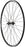 Quality Wheels Value Double Wall Series Front Wheel - 700, 9x1 Threaded x 100mm, Rim Brake, Black, Clincher, 32H