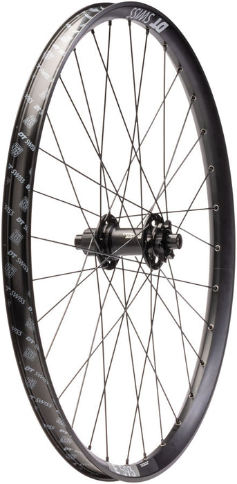 Quality Wheels Bear Pawls / DT Swiss E593 Rear Wheel - 26", 10 x 135mm Bolt-On, 6-Bolt, 13T Single-Speed, Black, 32H