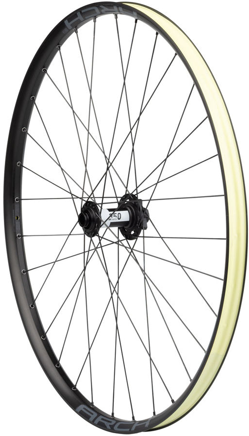 Quality Wheels DT 350 / Stans Arch S2 Front Wheel - 29", 15 x 110mm, 6-Bolt, Black, 32H