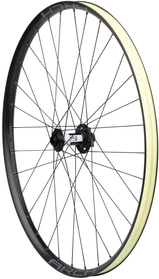 Quality Wheels DT 350 / Stans Arch S2 Front Wheel - 29", 15 x 110mm, 6-Bolt, Black, 32H