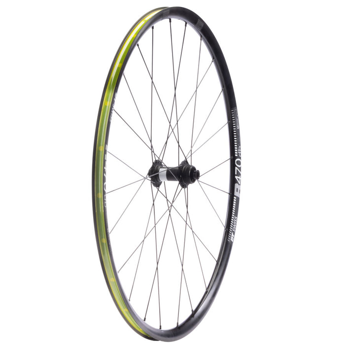 Quality Wheels DT 350/DT R470db Front Wheel - 700, 12 x 100mm, Center-Lock, Black, 24H