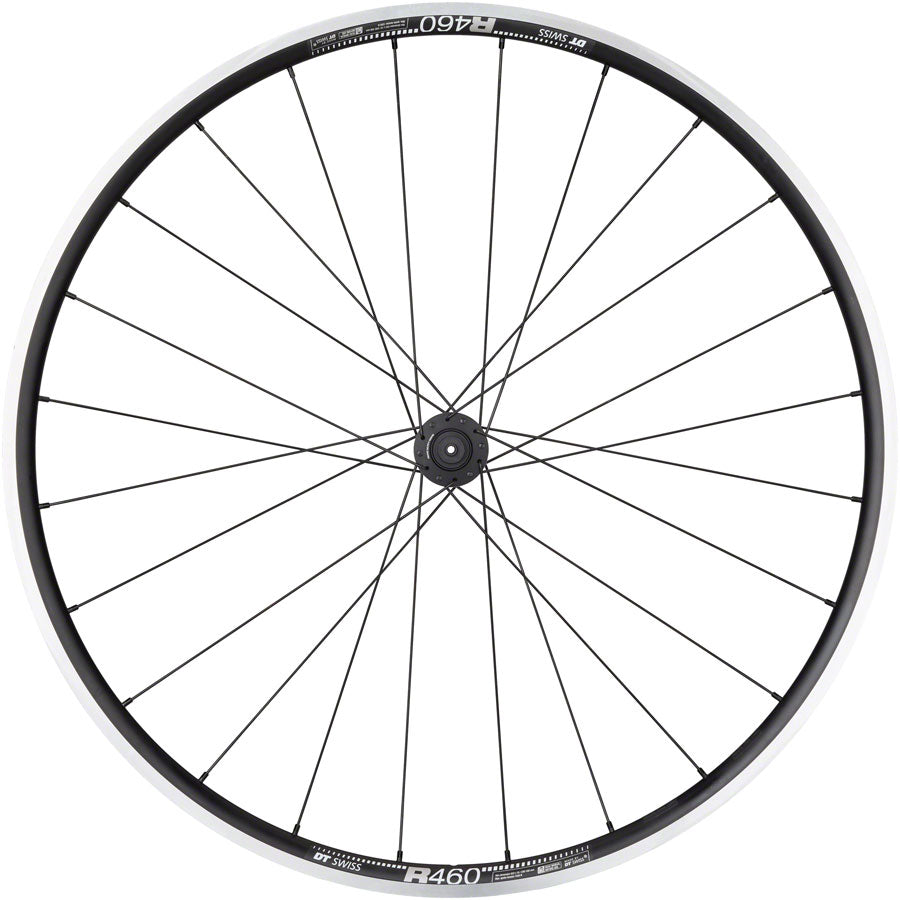 Quality Wheels DT 240/DT R460 Front Wheel - 700, QR x 100mm, Rim Brake, Black, 24H