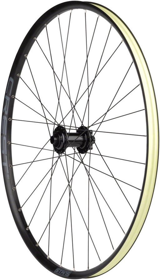 Stan's Crest S2 Front Wheel - 29", 15 x 110mm, 6-Bolt, Black, 32H