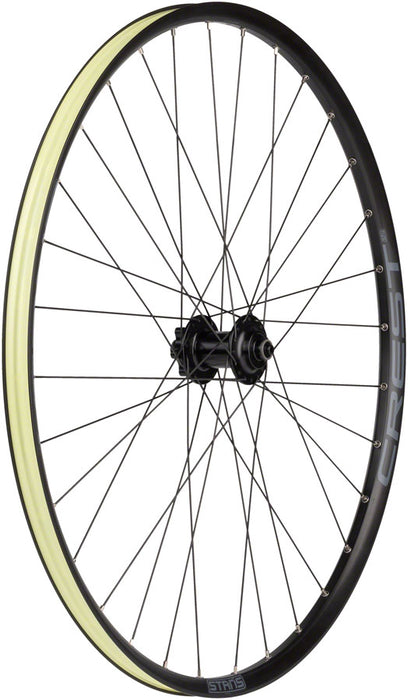 Stan's Crest S2 Front Wheel - 29", QR x 100mm, 6-Bolt, Black, 32H