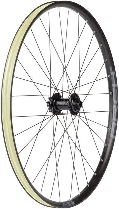 Stan's Arch S2 Front Wheel - 27.5", 15 x 110mm, 6-Bolt, Black, 32H
