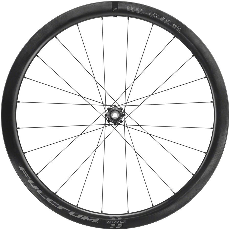 Fulcrum WIND 42 Rear Wheel - 700, 12 x 142mm, Center-Lock, Black, HG11