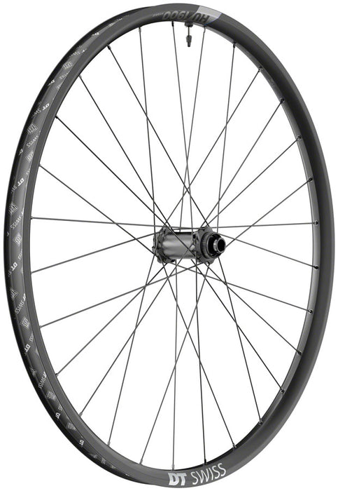 DT Swiss HU 1900 Spline Front Wheel - 29", 15 x 110mm, Center-Lock, Black