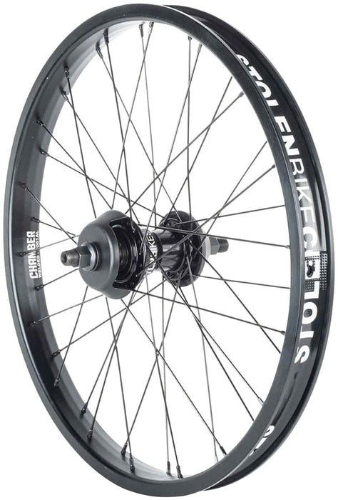 Stolen Rampage Pro Rear Wheel - 20", 14 x 110mm, Rim Brake, Freecoaster, Black, 9T LHD