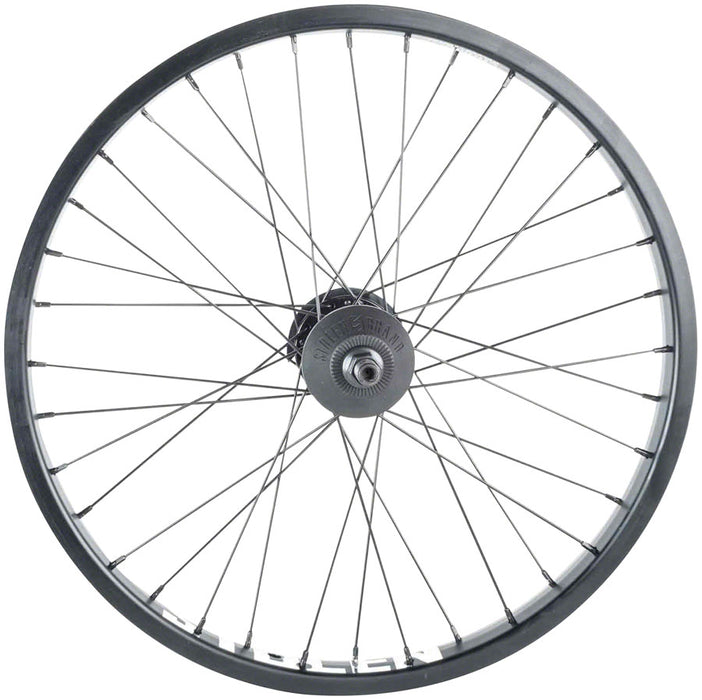 Stolen Rampage Pro Rear Wheel - 20", 14 x 110mm, Rim Brake, Freecoaster, Black, 9T RHD