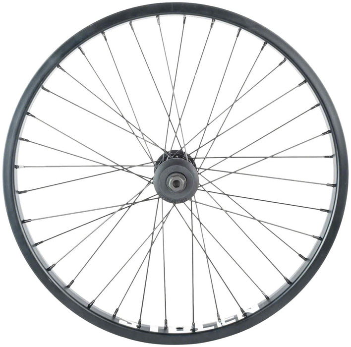 Stolen Rampage Pro Front Wheel - 20", 3/8" x 100mm, Rim Brake, Black