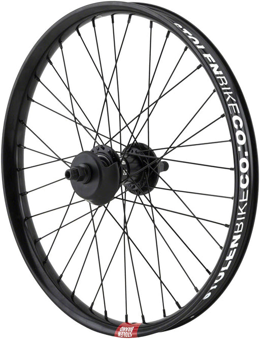 Stolen Rampage Pro Street Rear Wheel - 20", 14 x 110mm, Brakeless, Freecoaster, Black, 9T LHD