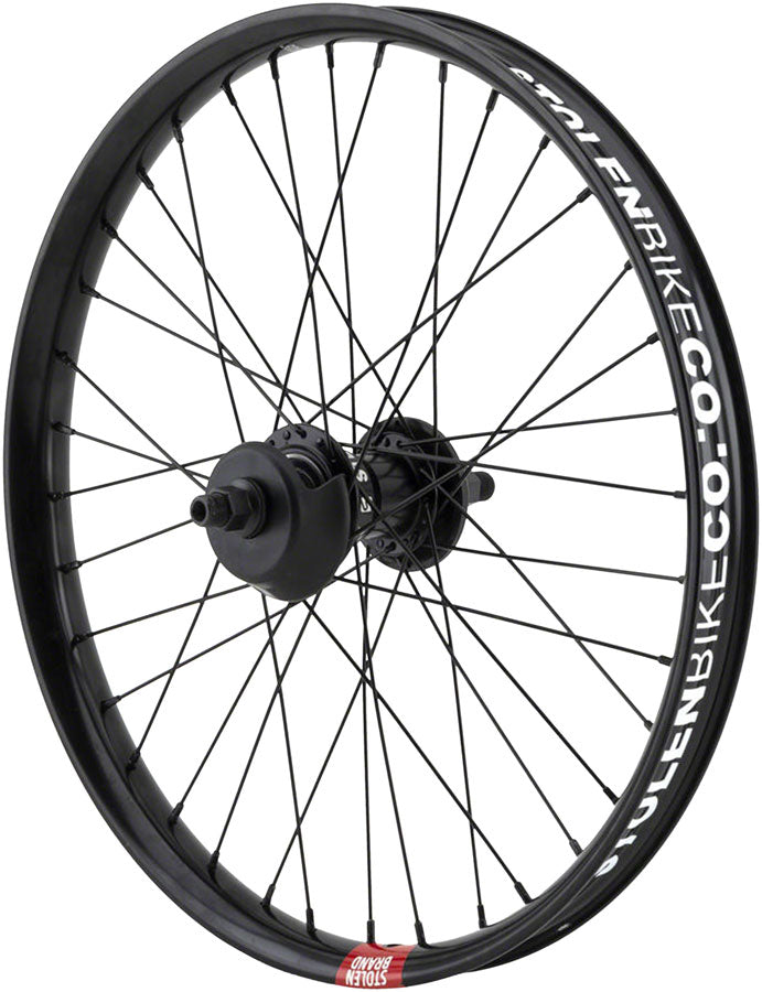 Stolen Rampage Pro Street Rear Wheel - 20", 14 x 110mm, Brakeless, Freecoaster, Black, 9T LHD