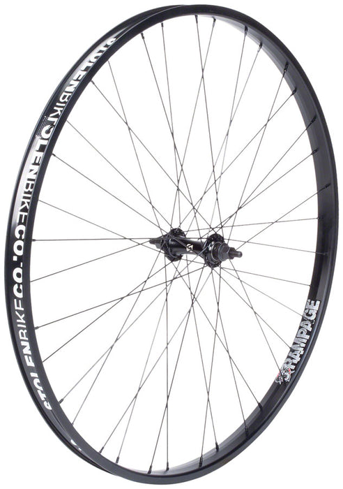 Stolen Rampage Front Wheel - 29", 3/8" x 100mm, Rim Brake, Black, Clincher