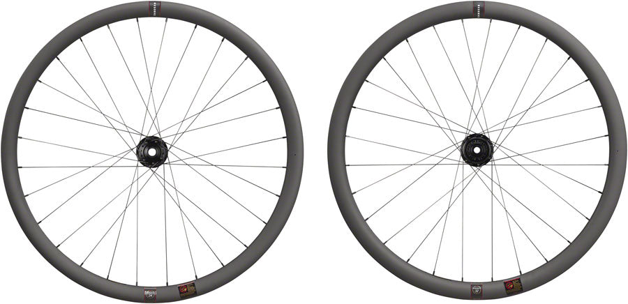 Reserve Wheels Reserve 34/37 Turbulent Aero Wheelset - 700, 12 x 100/12 x 142, Center-Lock, HG 11R, Carbon, DT 350 SP