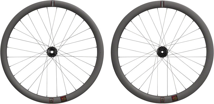 Reserve Wheels Reserve 42/49 Turbulent Aero Wheelset - 700, 12 x 100/12 x 142, Center-Lock, XDR/HG11, Carbon, DT180
