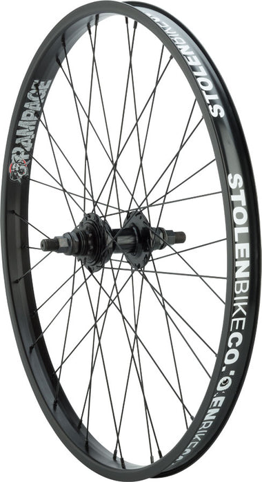 Stolen Rampage Rear Wheel - 24", 14 x 110mm, Rim Brake, Cassette, Black, Clincher