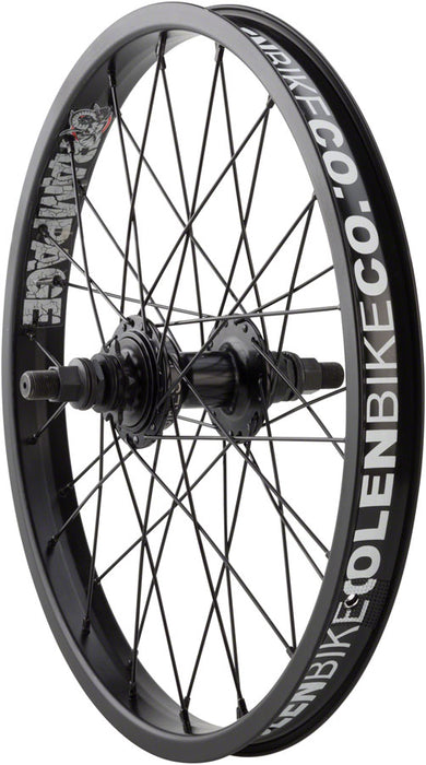Stolen Rampage Rear Wheel - 18", 14 x 110mm, Rim Brake, Cassette, Black, Clincher
