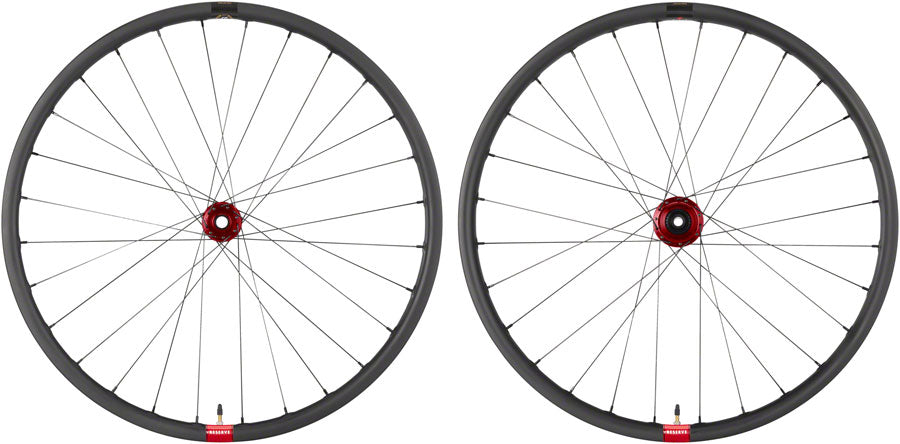 Reserve Wheels Reserve 31 DH Wheelset - 27.5", 20 x 110/12 x 157, 6-Bolt, HG, Black, Chris King
