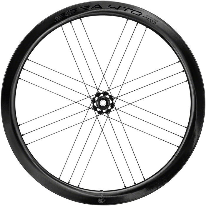 Campagnolo Bora WTO 45 C23 Front Wheel - 700c, QR x 100mm, Center-Lock, 2-Way Fit, Carbon
