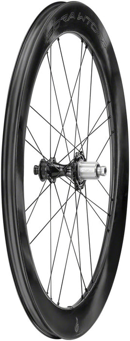 Campagnolo BORA WTO 60 C23 Rear Wheel - 700, 12 x 142mm, Center-Lock, N3W, 2-Way Fit, Carbon