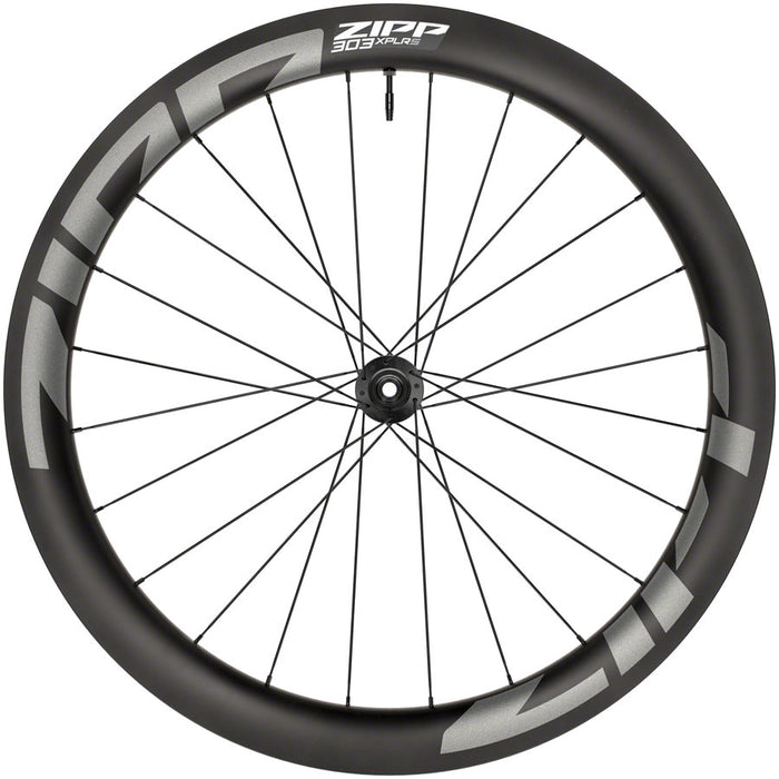 Zipp 303 XPLR S Front Wheel - 700, 12 x 100mm, Center-Lock, Carbon, Black, 24H, A1