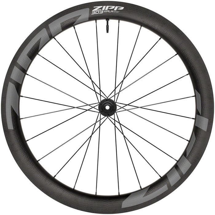 Zipp 303 XPLR SW Front Wheel - 700, 12 x 100mm, Center-Lock, Carbon, Black, 24H, A1
