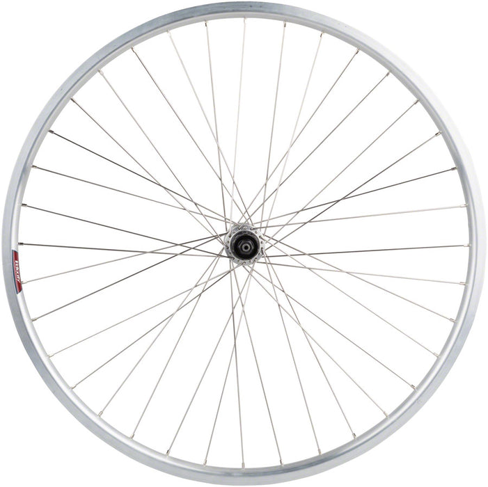 Quality Wheels Value HD Series Rear Wheel - 700, QR x 130mm, Rim Brake, HG 10, Silver, Clincher, 36H