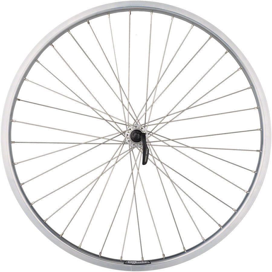 Quality Wheels Value HD Series Front Wheel - 26", QR x 100mm, Rim Brake, Silver, Clincher, 36H