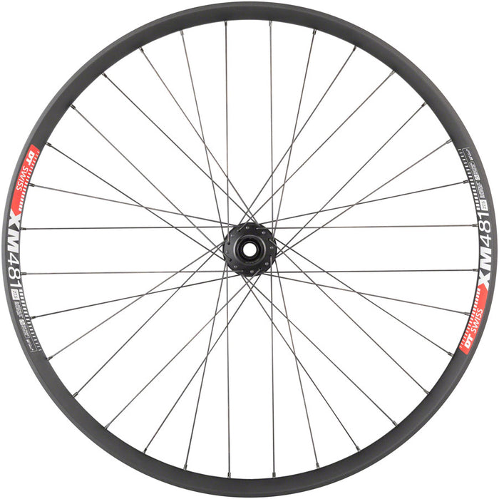 Quality Wheels DT 350/DT XM481 Front Wheel - 27.5", 15 x 110mm, 6-Bolt, Black