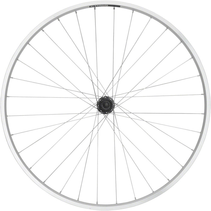 Quality Wheels Value Double Wall Series Rear Wheel - 700, QR x 135mm, Rim Brake, HG 10, Silver, Clincher, 32H