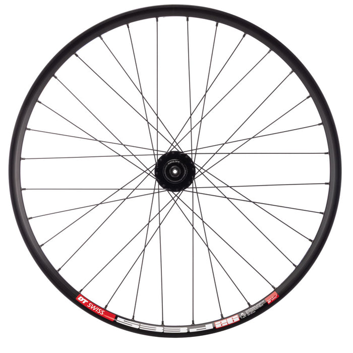 Quality Wheels Shimano FH-QB400/DT 533d Rear Wheel - 26", QR x 135mm, 6-Bolt, HG 10, Black, 32H