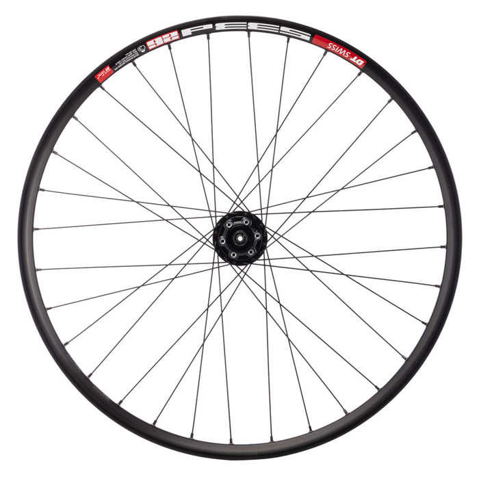 Quality Wheels Shimano FH-QB400/DT 533d Rear Wheel - 26", QR x 135mm, 6-Bolt, HG 10, Black, 32H