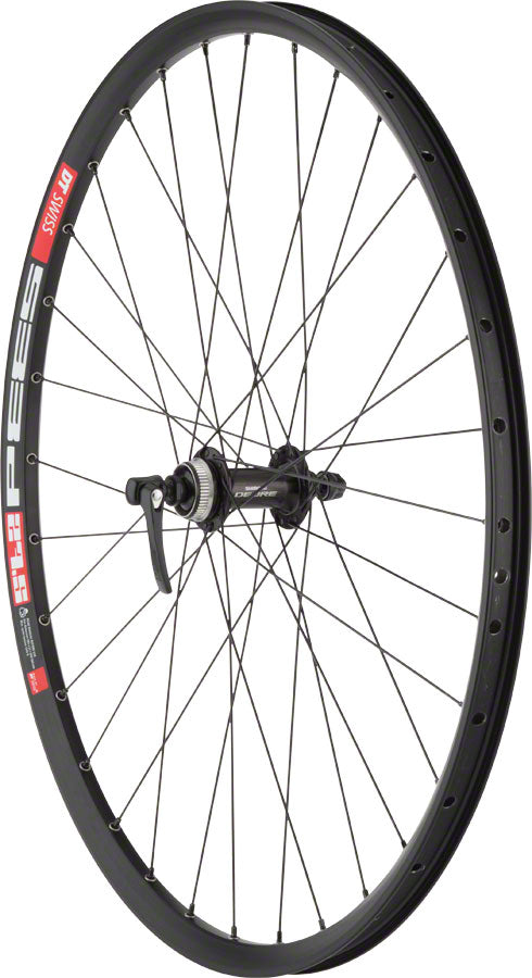 Quality Wheels Deore M610/DT 533d Front Wheel - 26", QR x 100mm, Center-Lock, Black, 32H
